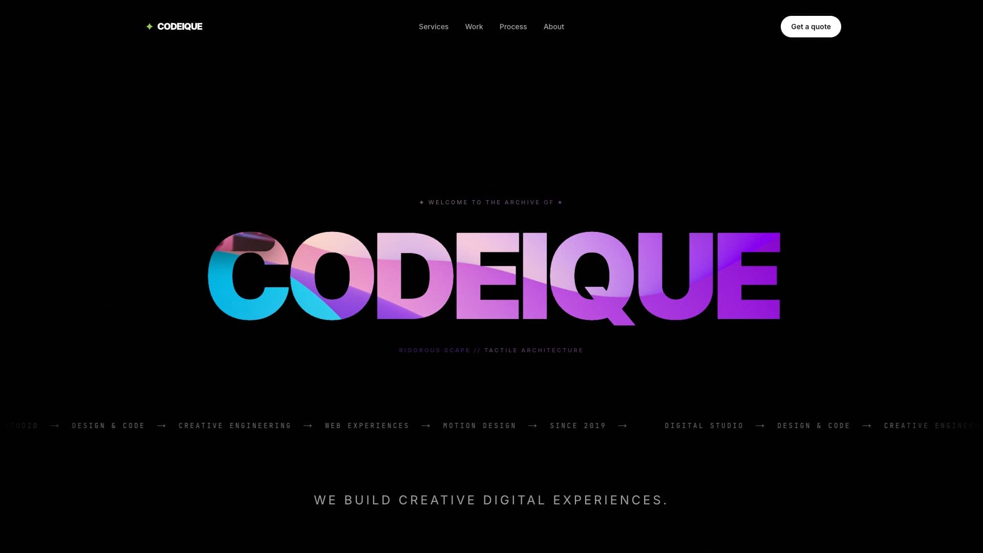 Codeique — project screenshot